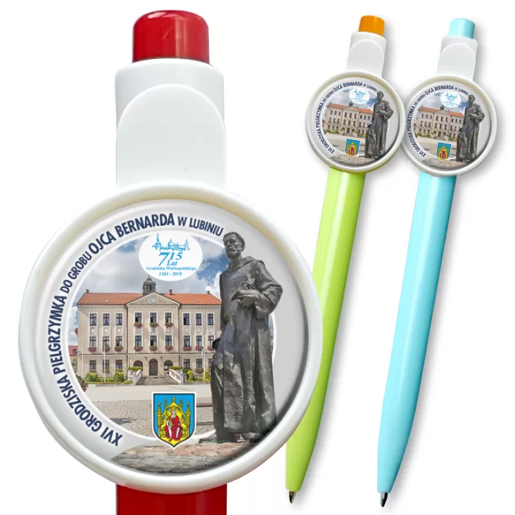 przypinka długopis XVI Pielgrzymka do Grobu Ojca Bernarda
