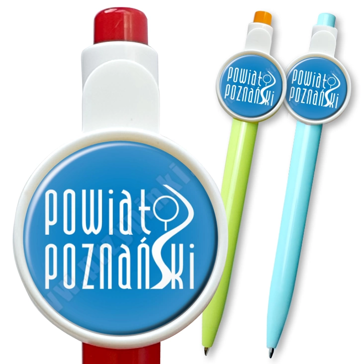 przypinka długopis Powiat Poznański