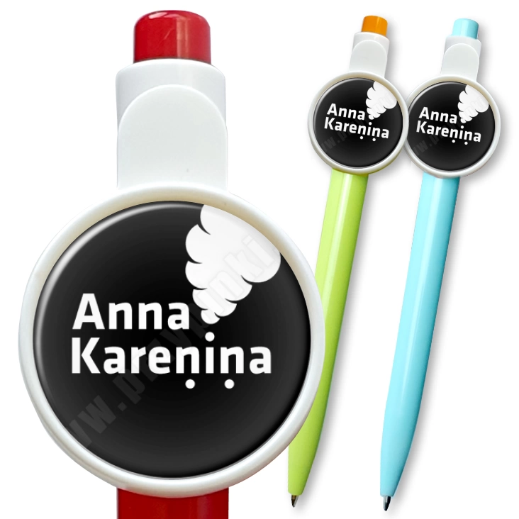 przypinka długopis Anna Karenina