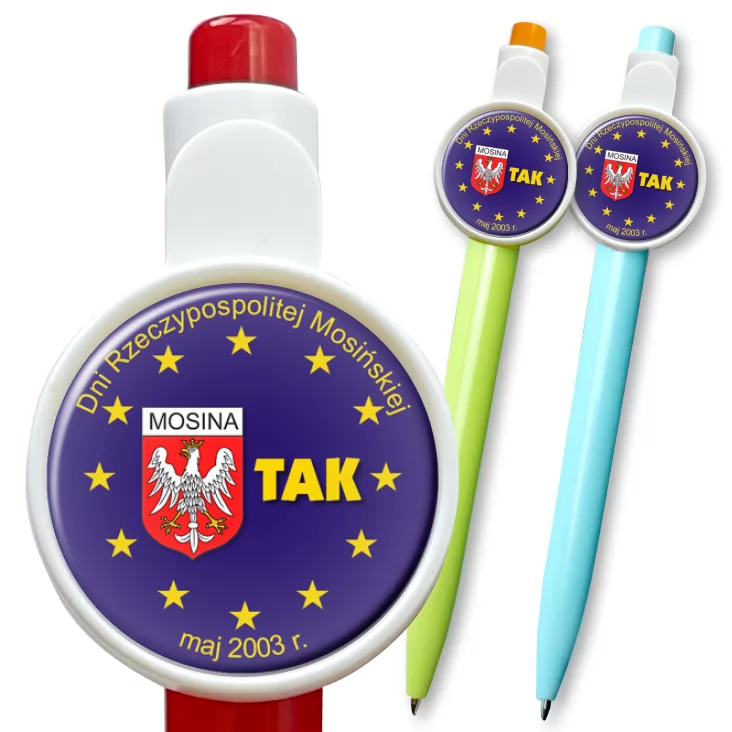 przypinka długopis Dni Rzeczypospolitej Mosińskiej