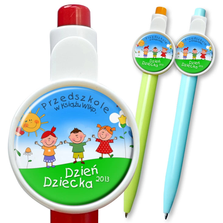 przypinka długopis Dzień Dziecka 2013 - Przedszkole w Książu Wlkp.