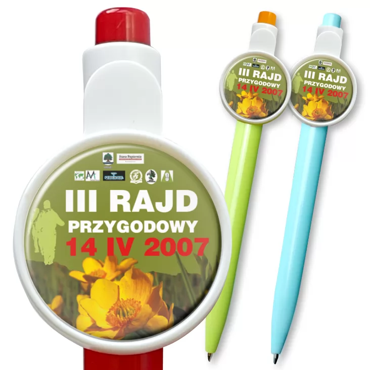 przypinka długopis III Rajd Przygodowy