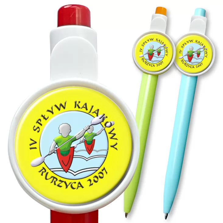 przypinka długopis IV Spływ Kajakowy - Ryrzyca 2007