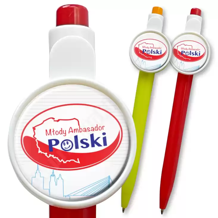 przypinka długopis Młody Ambasador Polski