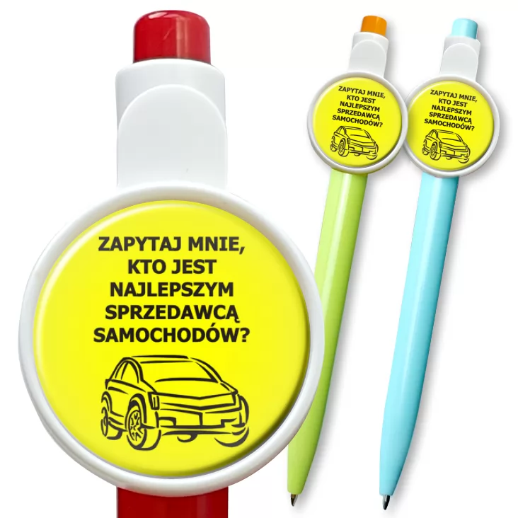 przypinka długopis Opel Niedbała