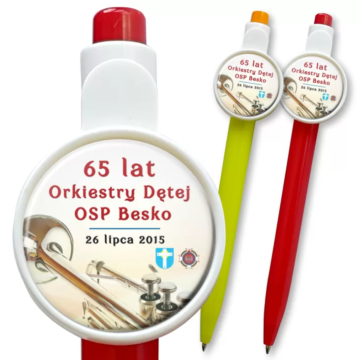 przypinka długopis OSP Besko