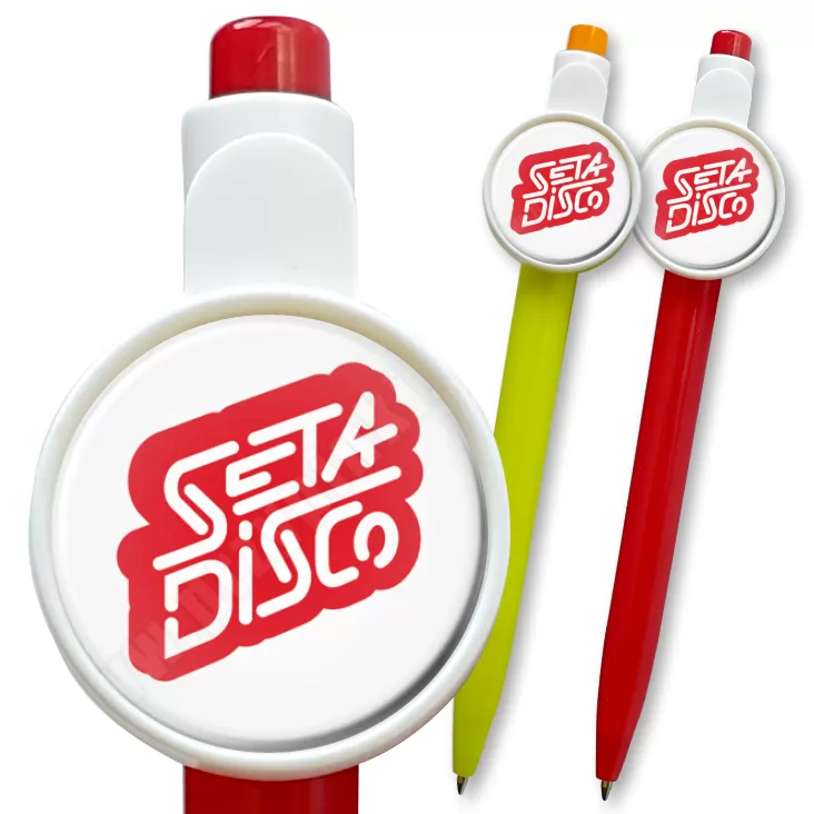 przypinka długopis Seta Disco
