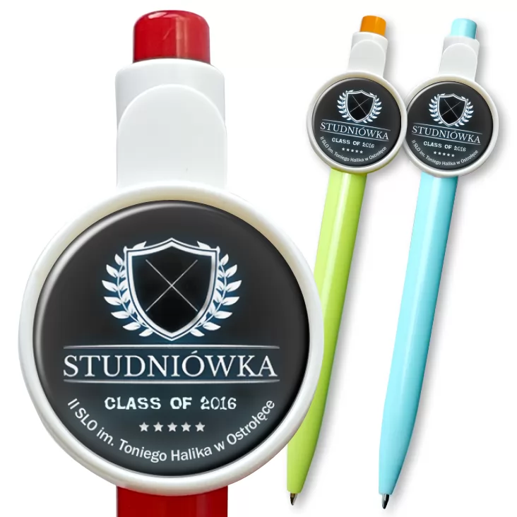 przypinka długopis Studniówka - II SLO