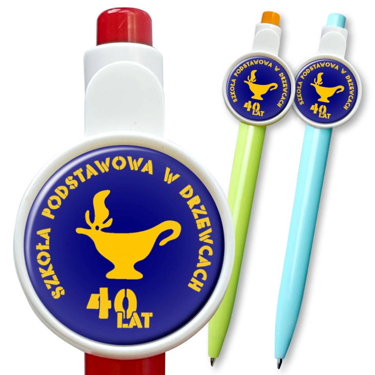 przypinka długopis Szkoła Podstawowa w Drzewcach