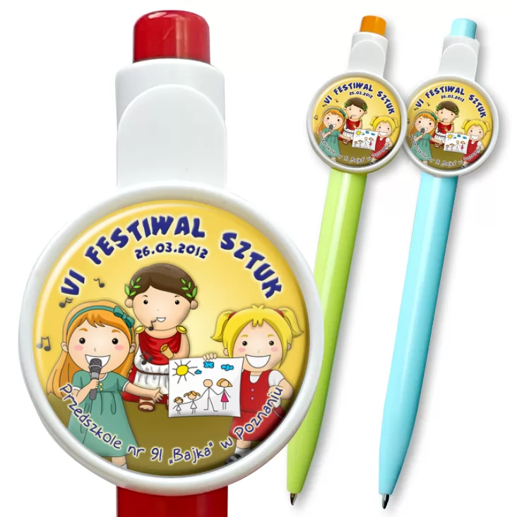 przypinka długopis VI Festiwal Sztuk