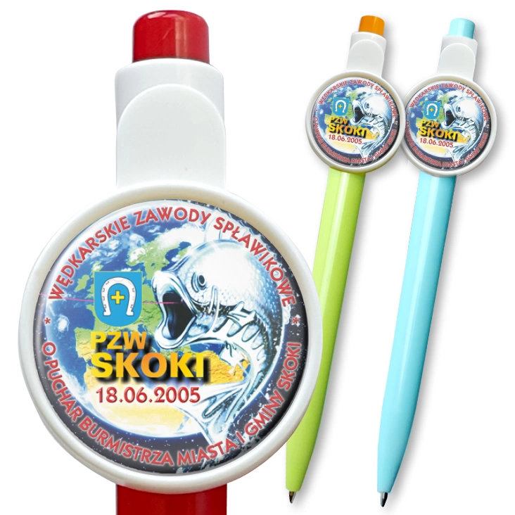 przypinka długopis Wędkarskie Zawody Spławikowe 2005