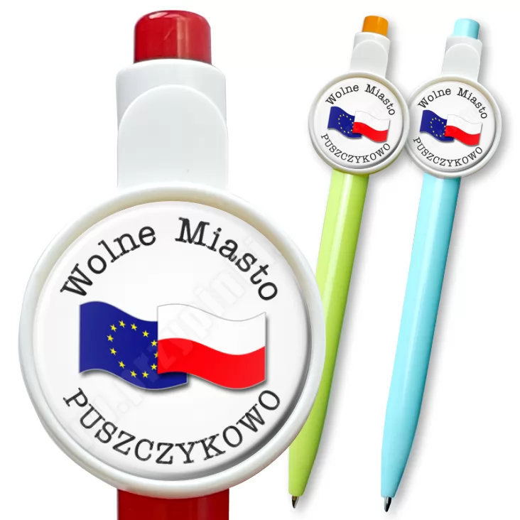 przypinka długopis Wolne Miasto