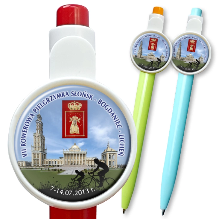 przypinka długopis Rowerowa Pielgrzymka do Lichenia 2013