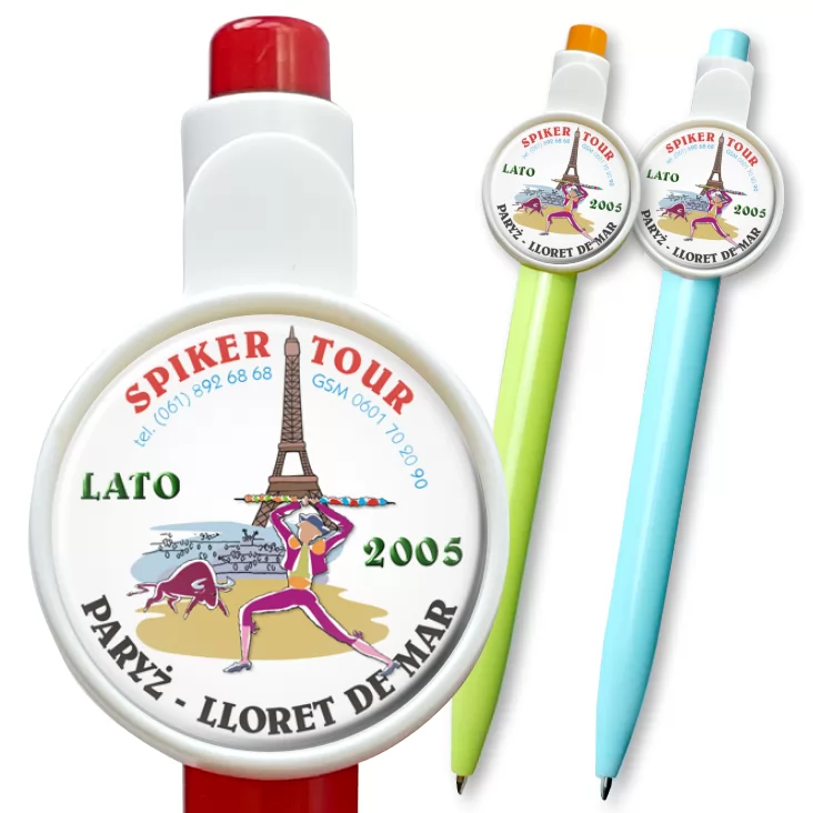 przypinka długopis Spiker-Tour Paryż