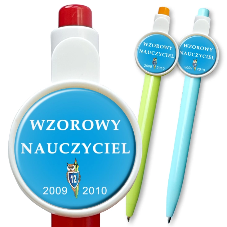 przypinka długopis Wzorowy Nauczyciel