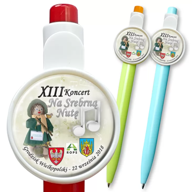 przypinka długopis XIII Koncert Na Srebrną Nutę