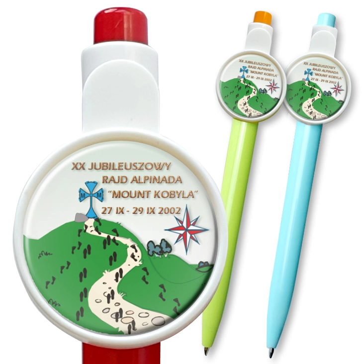 przypinka długopis XX Jubileuszowy Rajd Alpinada Mount Kobyla