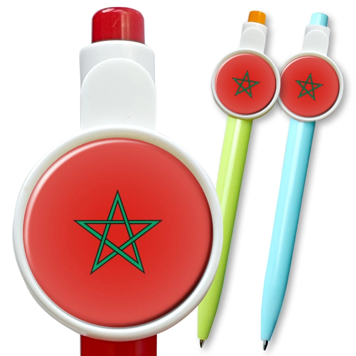 przypinka długopis morocco