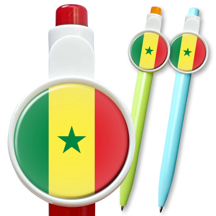 przypinka długopis Senegal
