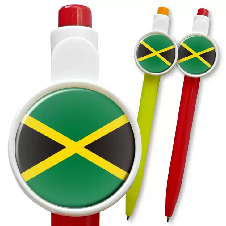 przypinka długopis jamaica