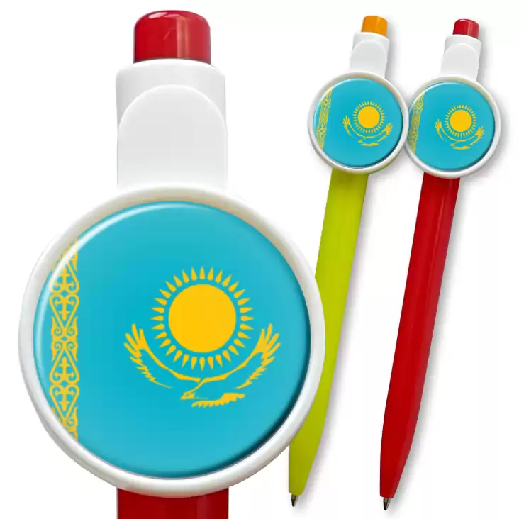 przypinka długopis Flaga Kazachstan