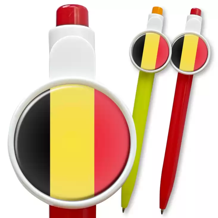 przypinka długopis Flaga Belgia
