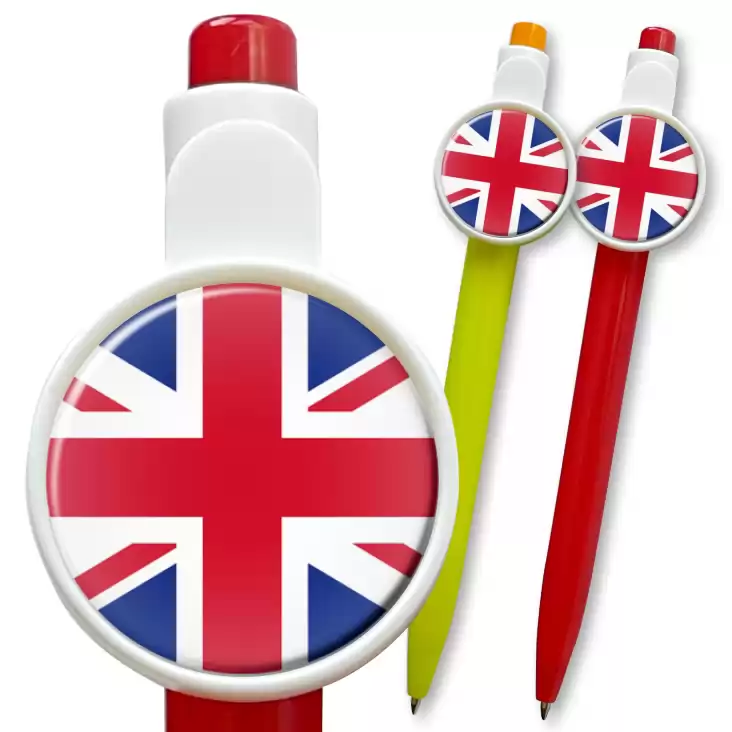 przypinka długopis Flaga Wielka Brytania