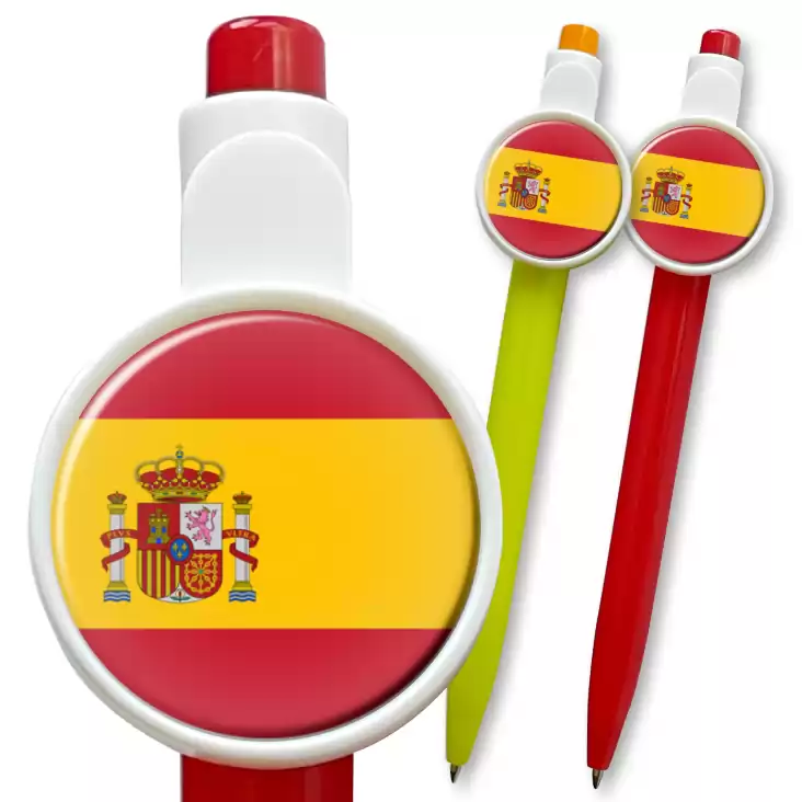 przypinka długopis Flaga Hiszpania