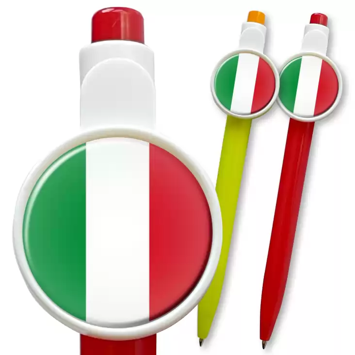 przypinka długopis Flaga Włochy