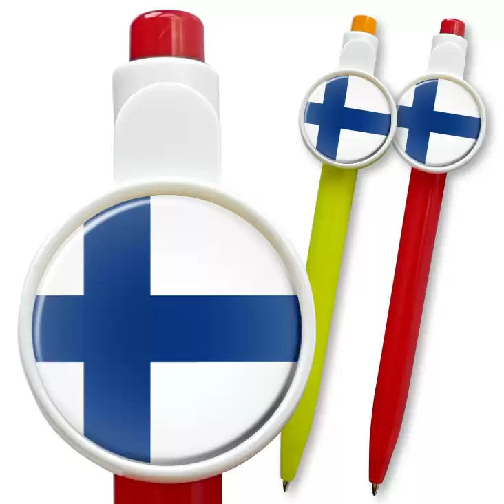 przypinka długopis Flaga Finlandia