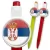 Przypinka długopis Flaga Serbia