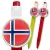 Przypinka długopis Flaga Norwegia