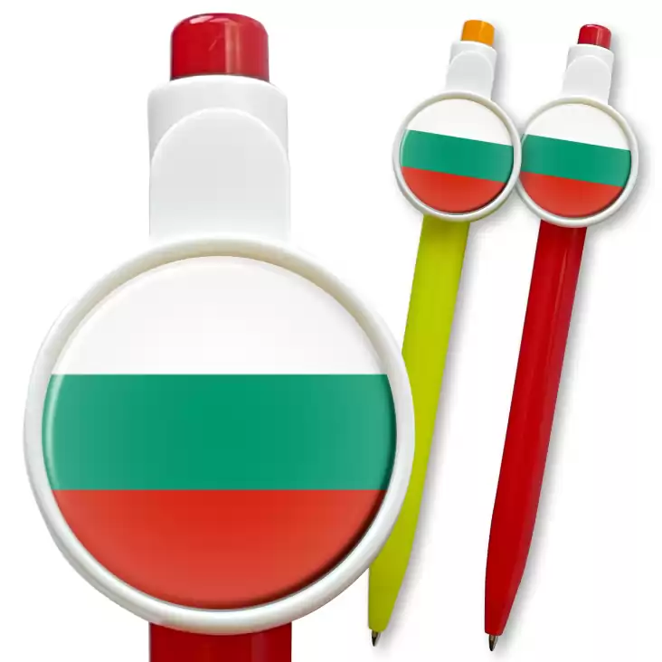 przypinka długopis Flaga Bułgaria