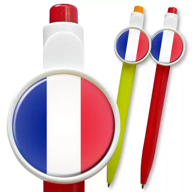 przypinka długopis Flaga Francja
