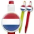 Przypinka długopis Flaga Holandia