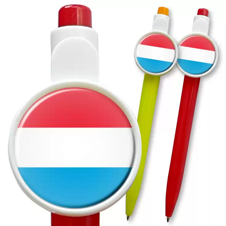 przypinka długopis Flaga Luxemburg