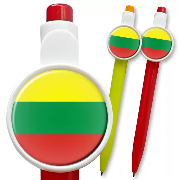 przypinka długopis Flaga Litwa