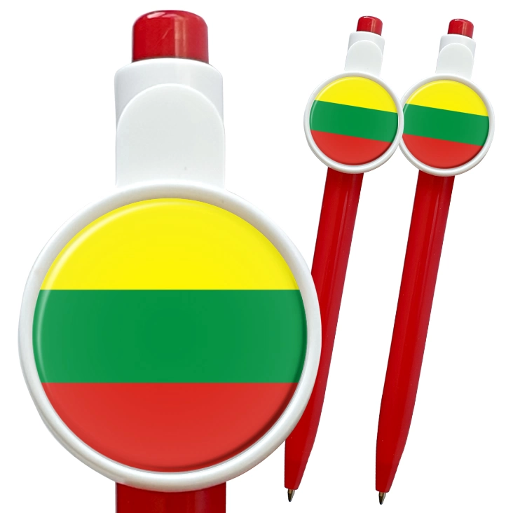 przypinka długopis Flaga Litwa
