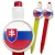 Przypinka długopis Flaga Słowacja