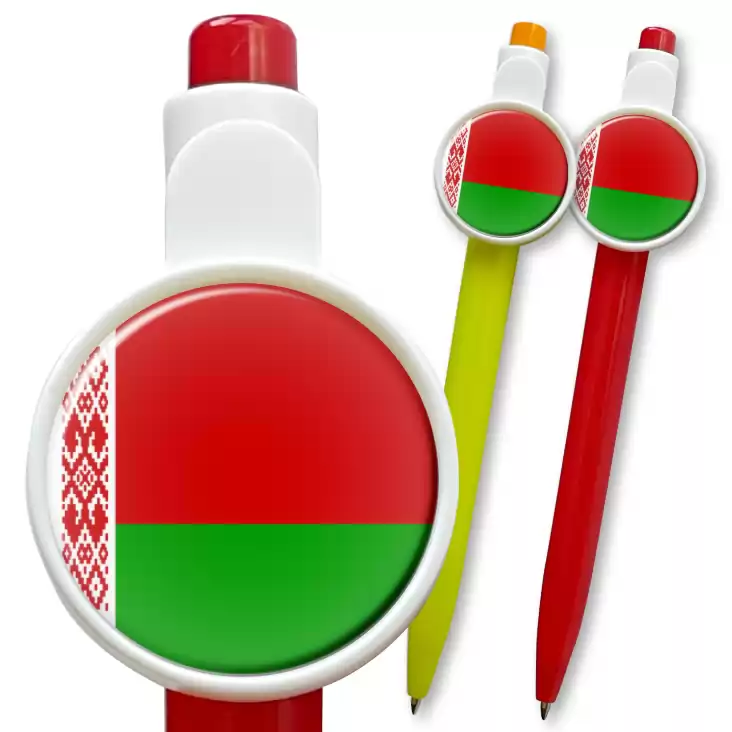 przypinka długopis Flaga Białoruś