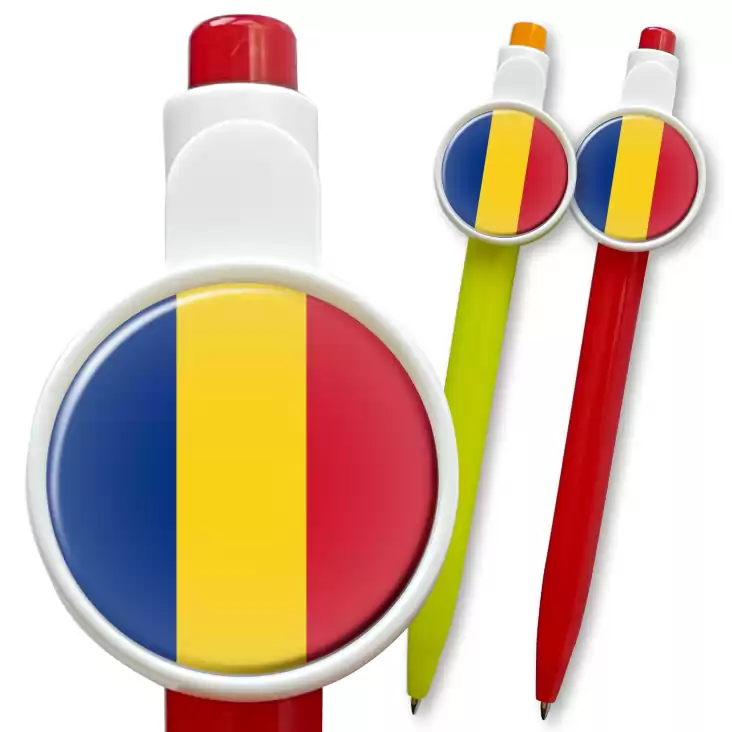 przypinka długopis Flaga Rumunia