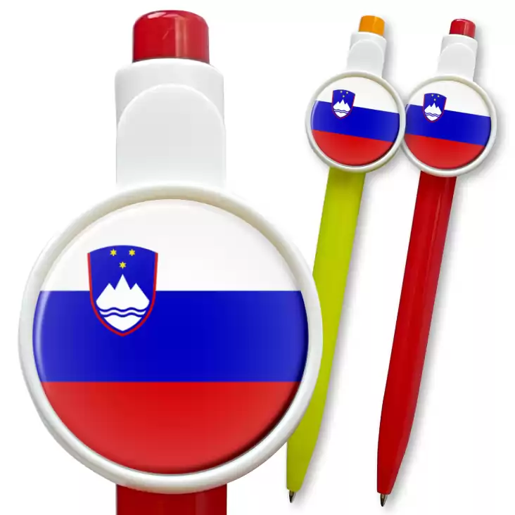 przypinka długopis Flaga Słowenia
