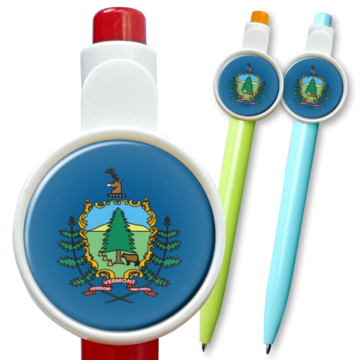 przypinka długopis vermont