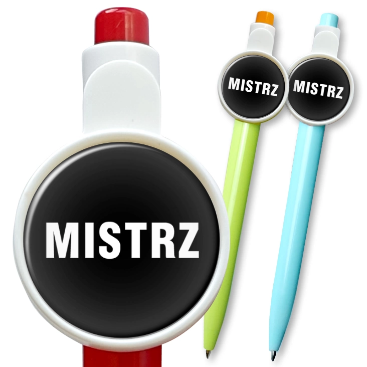przypinka długopis Mistrz