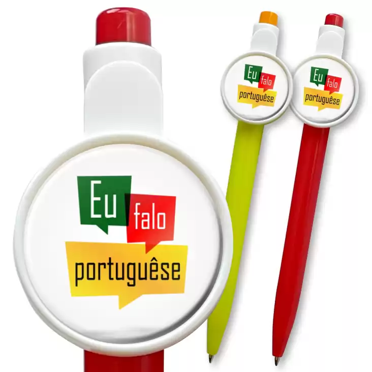 przypinka długopis Mówię po portugalsku