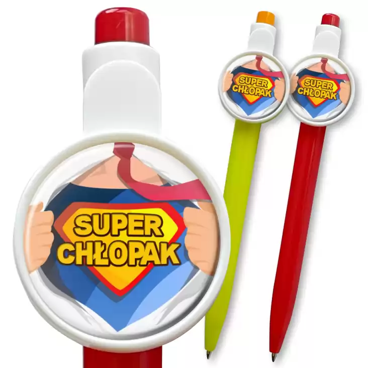 przypinka długopis Super Chłopak Superman Dzień Chłopaka