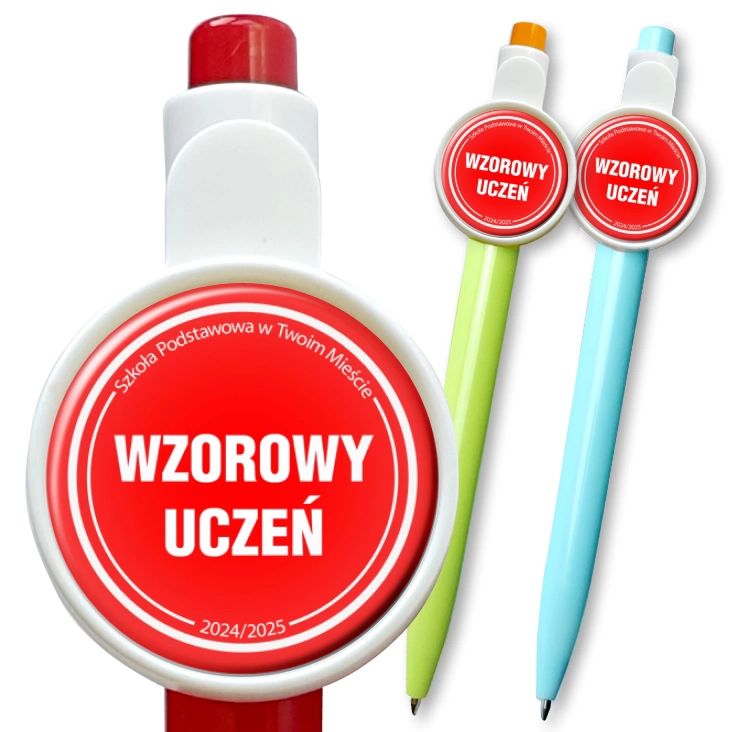 przypinka długopis Wzorowy Uczeń Odznaka