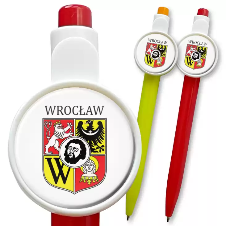 przypinka długopis Wrocław