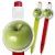 Przypinka długopis Jabłko zielone