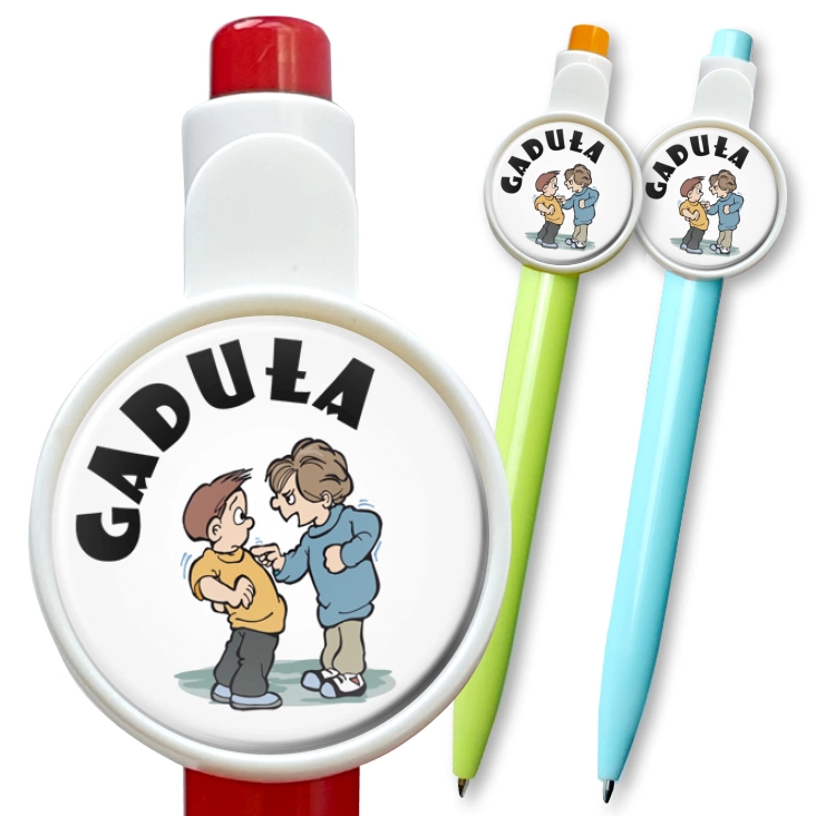 przypinka długopis Gaduła